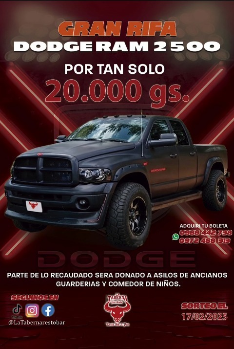 Gran Rifa Dodge RAM 2500